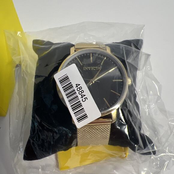 New Women’s Invicta Gold Mesh Bracelet Watch – Sleek, Minimal & Timeless main image 5